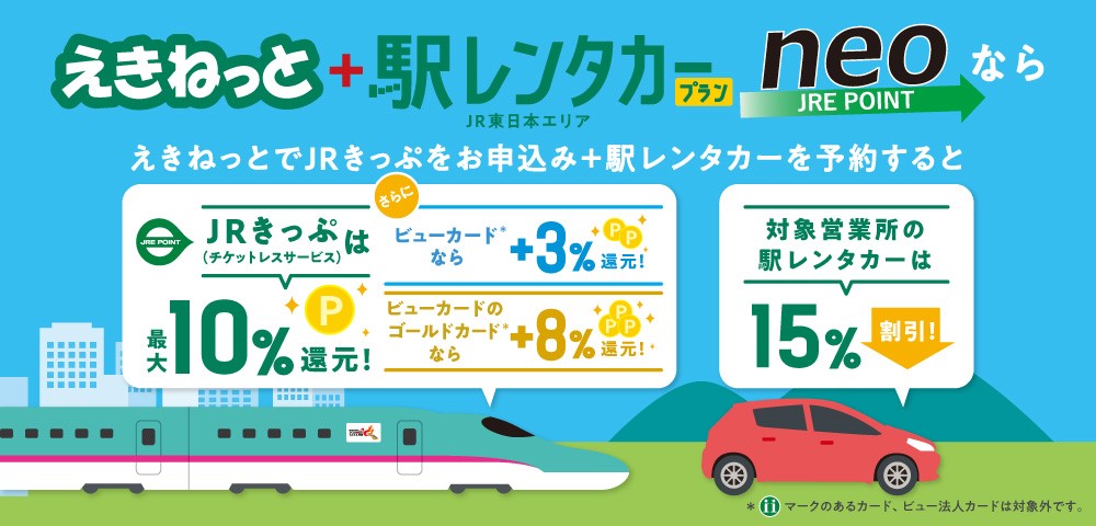 えきねっと＋駅レンタカープラン neo